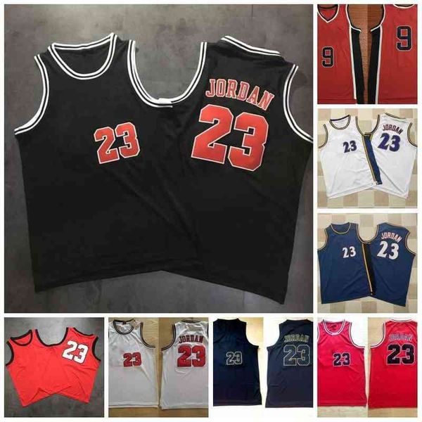 

vintage 9 23 swingman mesh embroidery s stitched basketball jerseys, Black