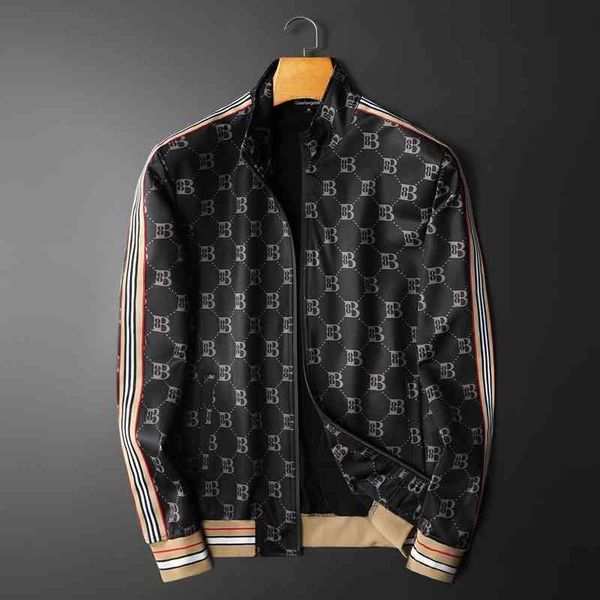 

men's clothing brand 2022 new four seasons men's fashion casual stand collar cardigan trend sweater long sleeve et, White;black