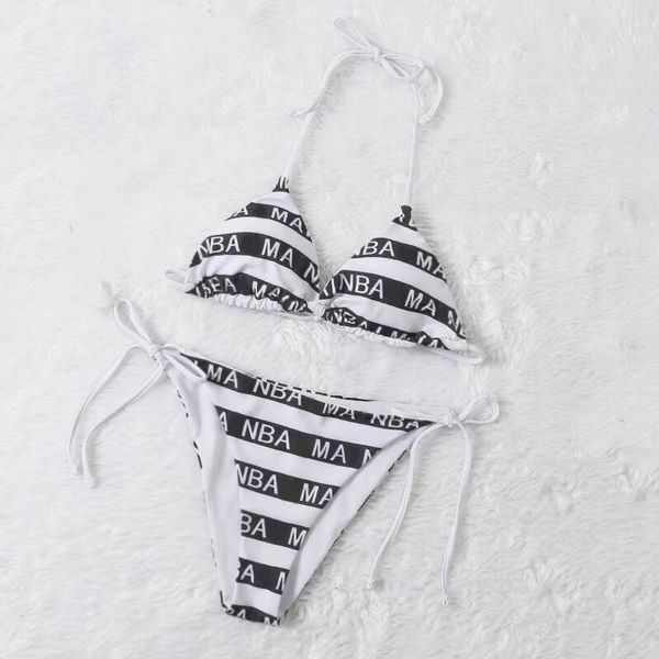 

2022 women beach bikini fashion designer summer woman tied rope swimsuit suit red vest woman clothes, White;black