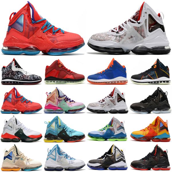 

2022 lebrons 19 men outdoor shoes sneakers 19s valentines day tune squad space jam black aqua hardwood classic trainers