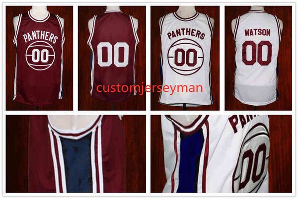 

above the rim movie duane martin kyle lee watson basketball jersey mens stitched custom made size s-5xl vest shirt, Black