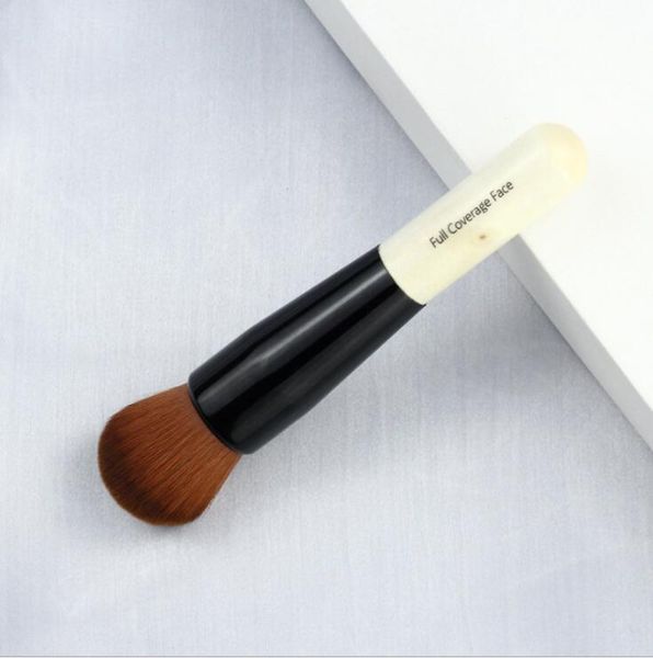 

coverage face brush - soft synthetic cream liquid foundation brush - beauty makeup blending tool