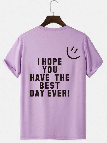 

men slogan & expression print tee p3ka#, White;black