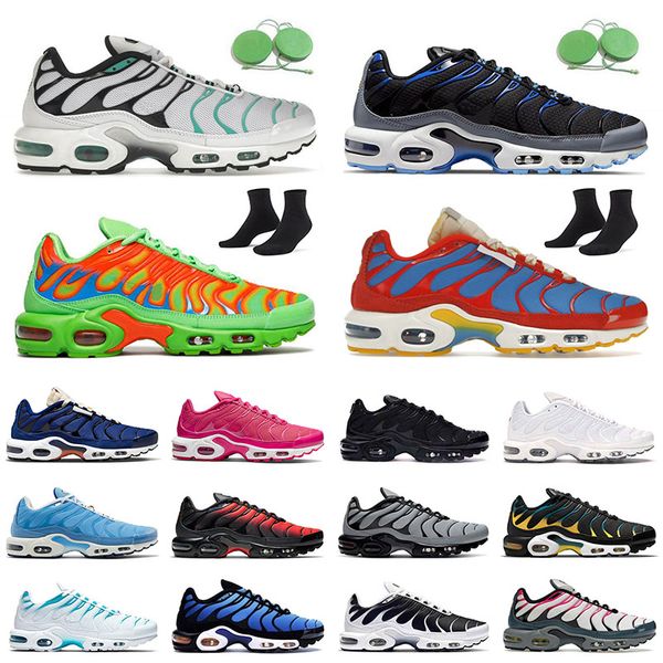 

tn plus original running shoes men trainers triple white tns hyper jade oreo spray paint sustainable black volt blue fury bred sneakers desi