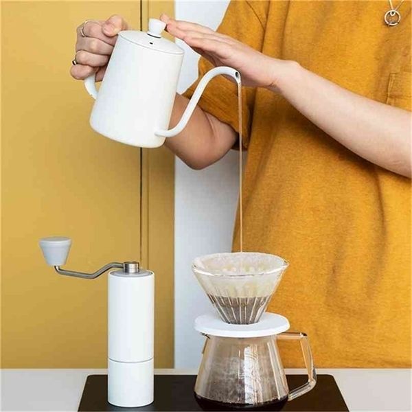 Timemore Каштан C Pour Over Set Kit Kip Box Coffee Maker Coffee Pot Coffee Grinder Кеттл -сервер фильтр фильтр фильтровая бумага 210408