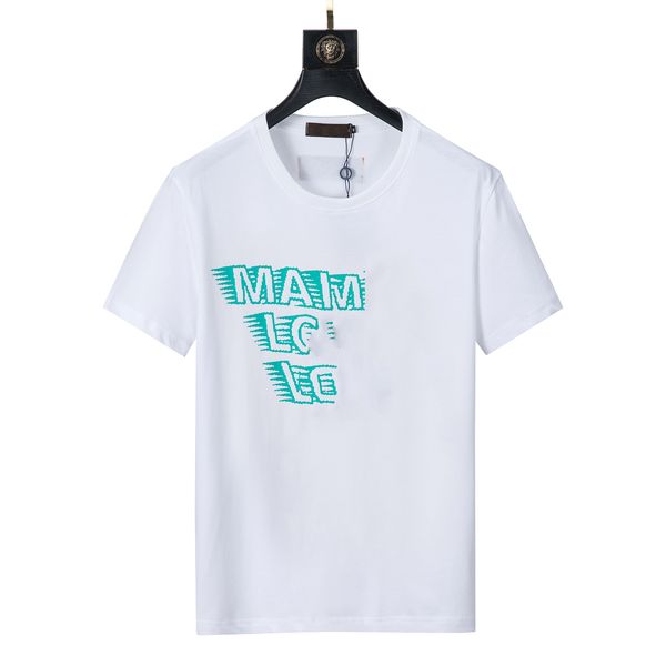 

22ss famous designer fashion pattern t-shirt polo shirt men and women high-quality letter print casual short-sleeved m-3xl, White;black