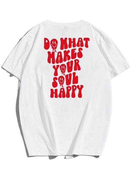 

romwe guys slogan graphic tee 28q0#, White;black