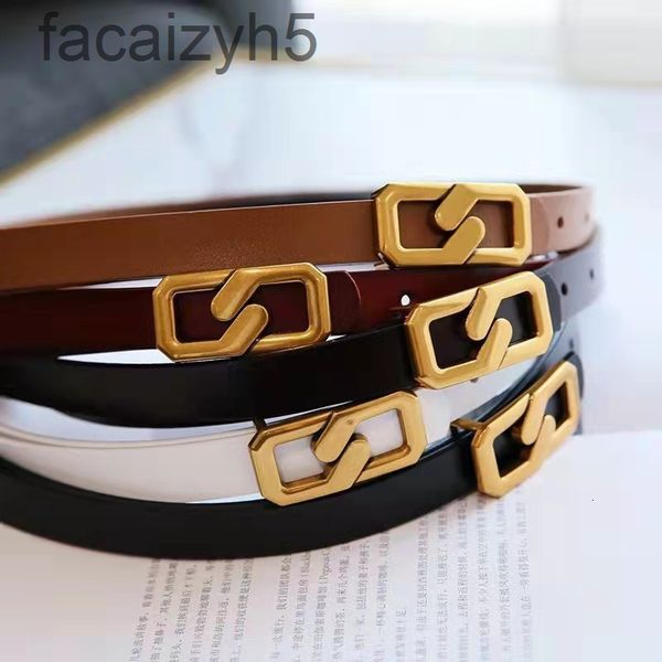 

belts designer new women's 3.0 thin belt simple and versatile korean cowhide smooth buckle net red beltcbos, Black;brown