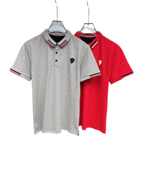 

mens polos shirts men fashion tees classic multiple color lapel short sleeves plus embroidery business casual cotton breathable casual allig, White;black