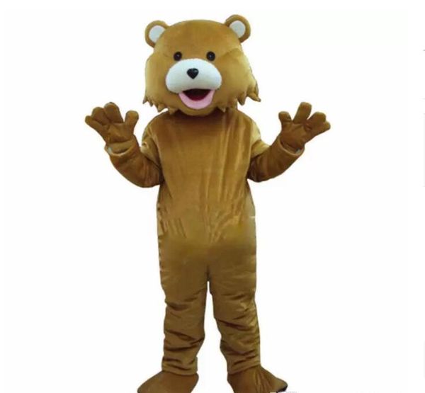 Vendita in fabbrica Brown Bear Adult Mascots Mascot Costume Fancy DressAdult Size alta qualità