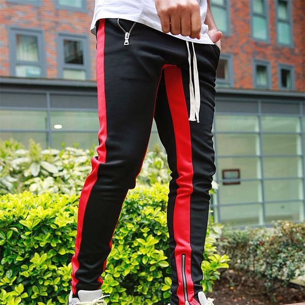 

hip hop mens joggers casual pants fitness men sportswear tracksuit bottoms skinny sweatpants trousers black gyms track pant 220719