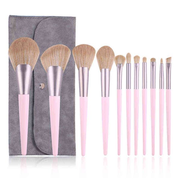 

makeup tools zoreya brushes set 12pcs professional eyeshadow highlighter powder foundtaion eyebrow cosmetics220422
