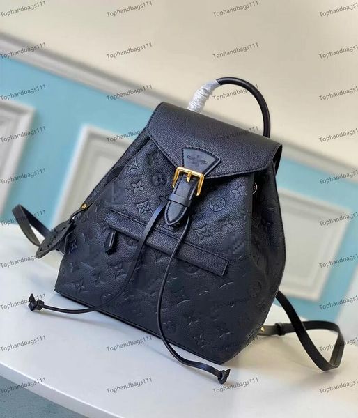 

ggs lvs ysls louiseity viutonity luxurys shoulder bags backpack montsouris vintage embossing leather backpacks women messenger bag purse sch