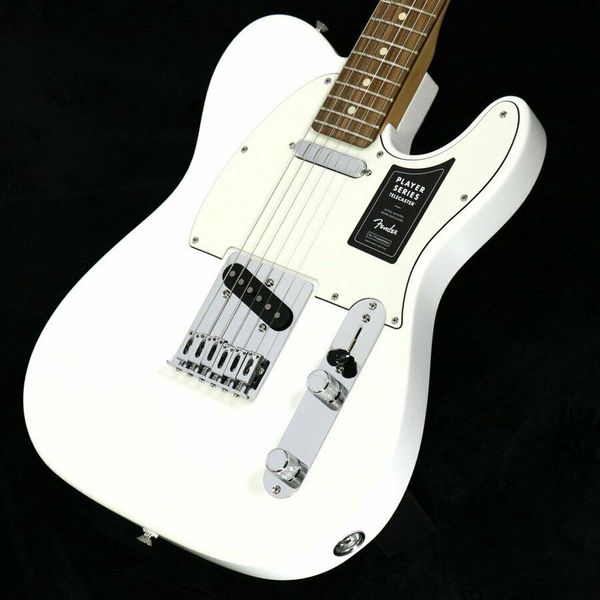 

player series tele polar white pau ferro guitar mx21047636