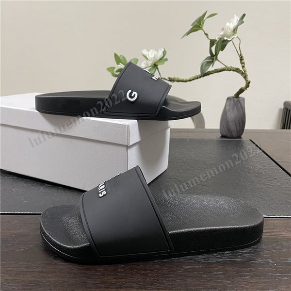 

2023 men womens slippers plaid black women sandals slides shoes woman designer flat bathroom home summer slipper rubber sandals chaussures f