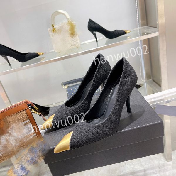 

high heel shoes women runway pointed toe low shoes woman gladiaor sandals lady brand design mesh flat, Black