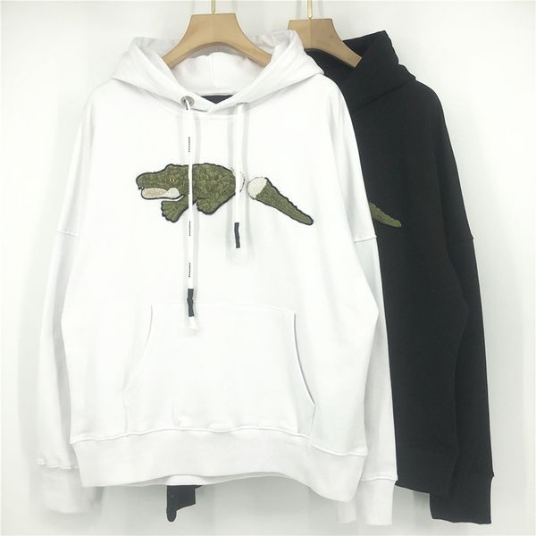 

2022 autumn and winter new designer men's women hoodies sweatshirts couple simple steel printed letters logo casual loose hooded fleece, Black