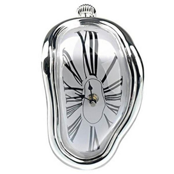 Настенные часы, плавящиеся часы Saador Dali, часы, расплавленные для декоративной полки для домашнего офиса, стола, забавного креативного подарка282W1618722