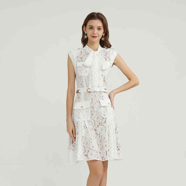 

casual dresses xxl dress white women's spring and summer 2022 lace up collar belt epaulet fashion k4fh, Black;gray