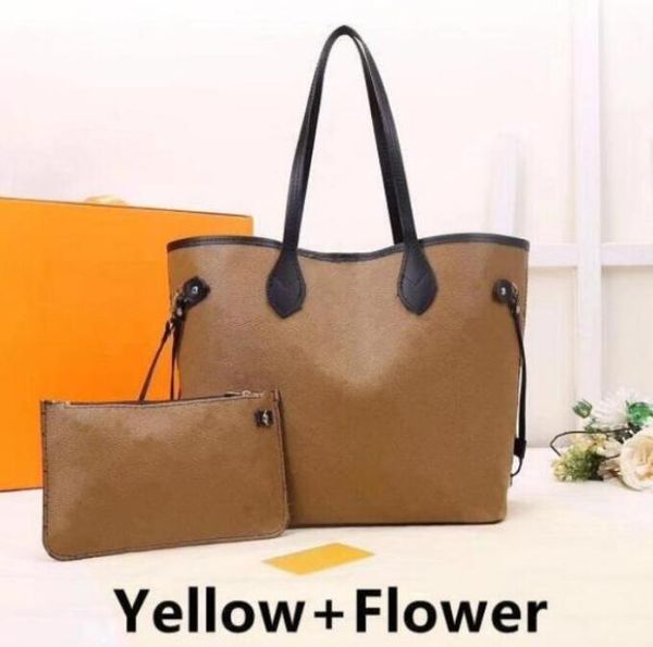 

brand 2pcs women bags luxurys handbags ladies designer composite bags lady clutch bag shoulder tote female purse wallet handbag