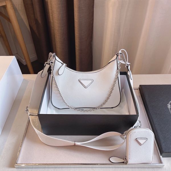 

vintage bag pochette genuine leather shoulder bags designer luxury handbags purse classic solid color women hobo purses with min