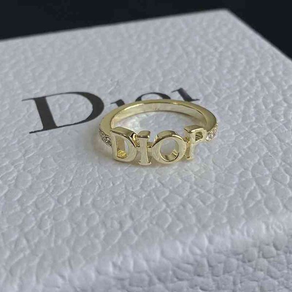 

2022 factory wholesale new home dijia high-end version diamond female light luxury hollow ring, Silver