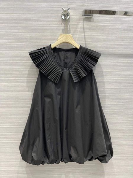

street style dresses 2022 summer autumn v neck fashion designer dress brand same style sundress 0618-11, Black;pink