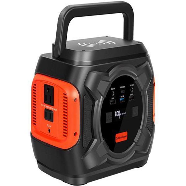 

80000mah 292wh lithium batteries solar generator with 110v ac/12v dc/qc 3.0 /usb&type-c port /wireless charger backup power supply for outdo