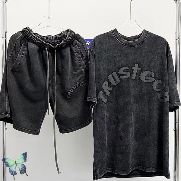 

black do old life cav empt suede foam short sleeve t-shirt 220707, White;black
