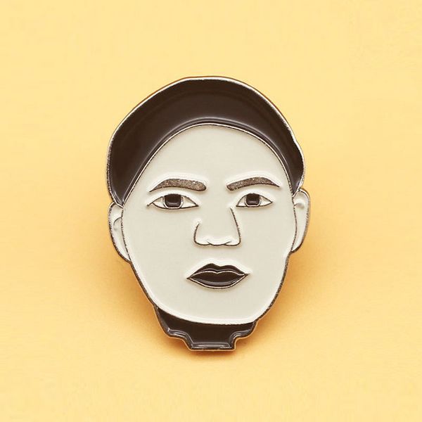 

halloween horror brooch cute anime movies games hard enamel pins collect metal cartoon brooch backpack hat bag collar lapel badges women fas, Blue