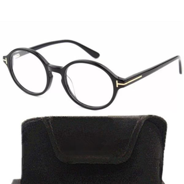 Yeni Kalite C5049 Retro-Vintage Oval Gözlükler Güneş Gözlüğü Çerçevesi 53-21-145 Reçeteli Gözlükler Hafif Saf Talıf Elastik Menteşe Bacak Tam Set Kasa gözlükleri