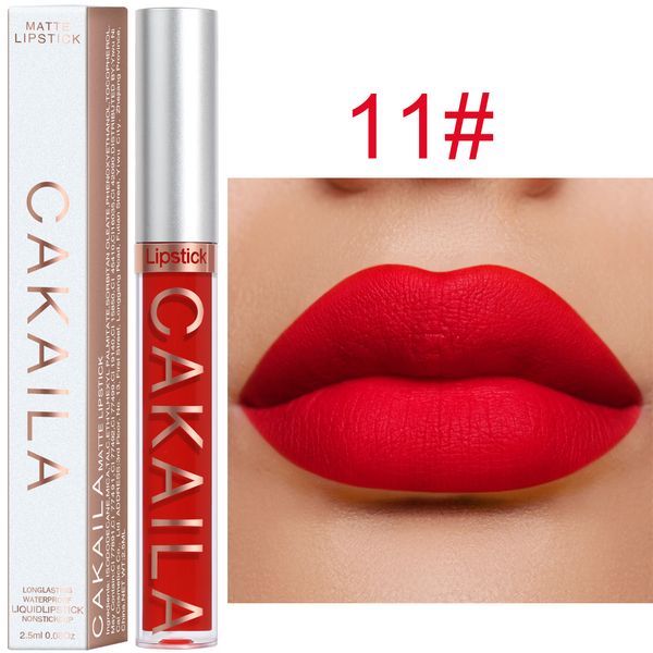 

new arrivals lipstick matte velvet lip gloss long-lasting waterproof women maquillage cosmetics gift