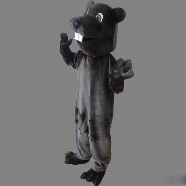 Mascotte per criceto animale di taglia adulta personalizzata Xmas Hamster Topi Costume maschile in maschera Costume da festa di compleanno per eventi Shool Mascotte