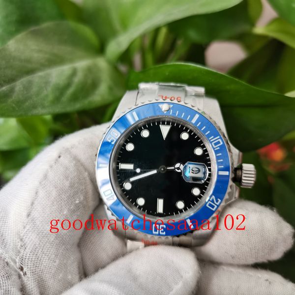 

u1 excellent men watch 16610 126610 116613 126613 40mm black dial 2813 movement slim watch stainless steel bracelet automatic mens outdoor w, Slivery;brown