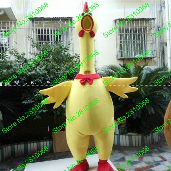 Traje de boneca mascote Make EVA Material Screaming chicken Mascot Costumes Cartoon Apparel Party Birthday Masquerade 979