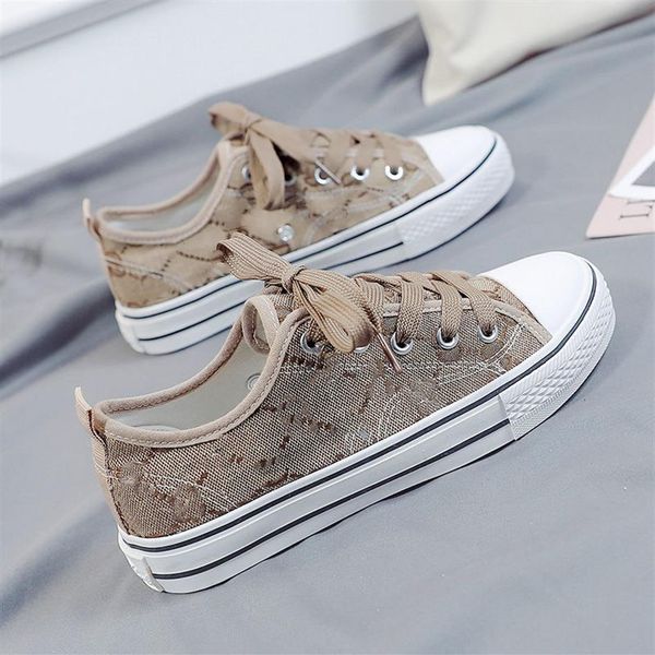 

2022 new brand spring fashion men women casual shoes suede leather platform sneakers ladies white trainers chaussure femme zapatos239c
