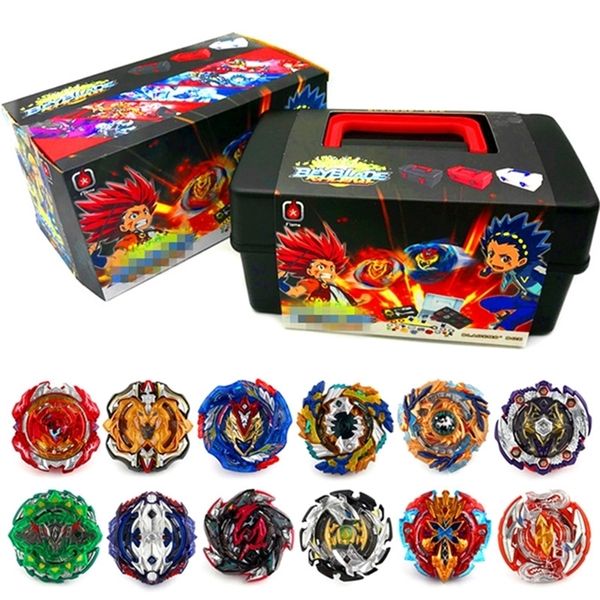 12 Pz / set TOMY Beyblade Burst Surge GT Toy Gyro Launchers Toupie Metal God Tops Fafnir Spinning bayblade Bey Blades 220505