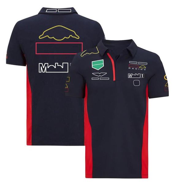 

summer f1 polo shirt formula one racing suit team overalls custom plus size