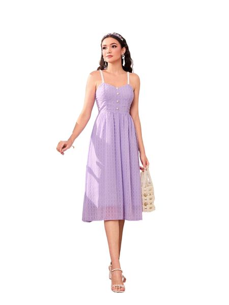 

swiss dot pearls beaded shirred back cami dress s2pj#, Black;gray