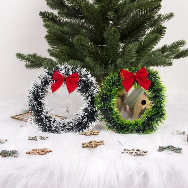 Fiori decorativi Ghirlande Finestra Ghirlande natalizie Decorazione Boutique Ghirlanda leggera e realistica Texture Decorativa