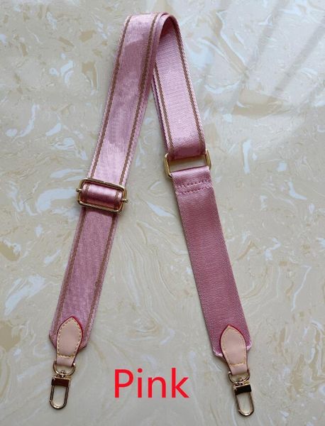 

favorite multi bag m44823 parts accessories 7 colors shoulder straps for 3 piece set women crossbody bag canvas purse strap, Black