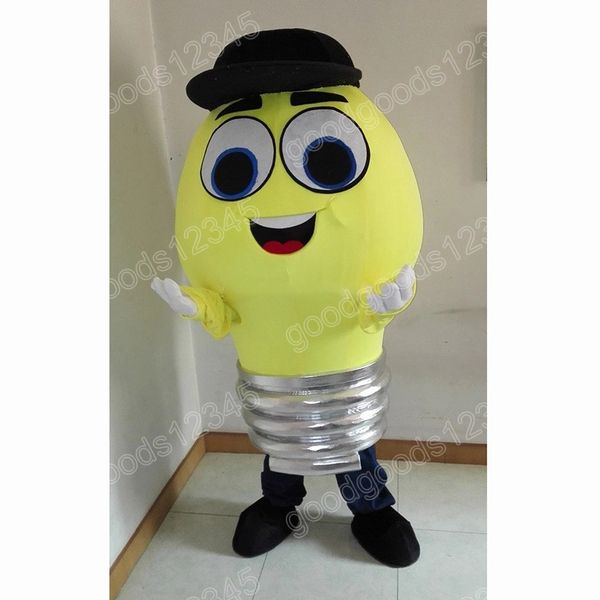 

halloween light bulb mascot costumes christmas party dress cartoon character carnival advertising birthday party costume outfit, Red;yellow