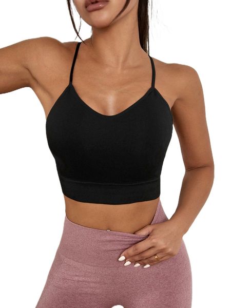 

ring linked sports bra l5zg#, Gray