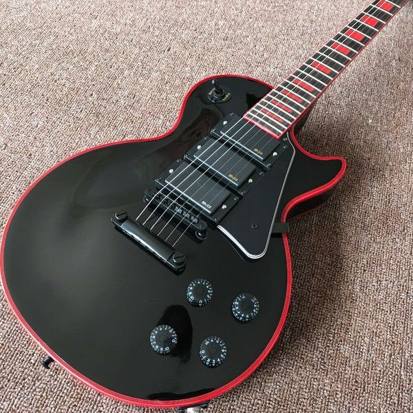 

diy brand new red bound 6 string electric guitar