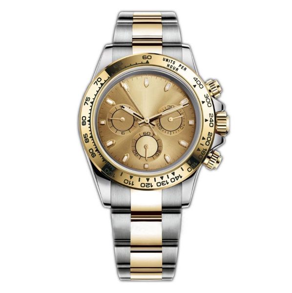 

2022 new luxury montre de luxe automatic mechanical watch men's magnifying glass 41mm stainless steel presidential mens watch mens watc, Slivery;brown