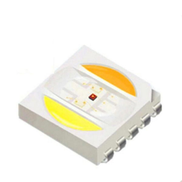 LED-Streifen, 100 Stück, RGB-CCT-Chip, RGBWW-SMD-Perlen, weiß, warm, 5-in-1, RA80, RA95LED-Streifen