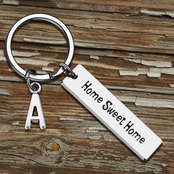 Schlüsselanhänger „Home Sweet KeyChain“ Einweihungsgeschenke zum Abschluss des Hausbesitzers, Geschenkideen, Immobiliengeschenke vom Makler für den Kunden