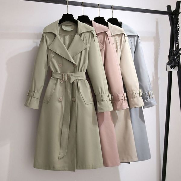 

women long section solid coat windbreaker light weight casual ladys collection 201030, Tan;black