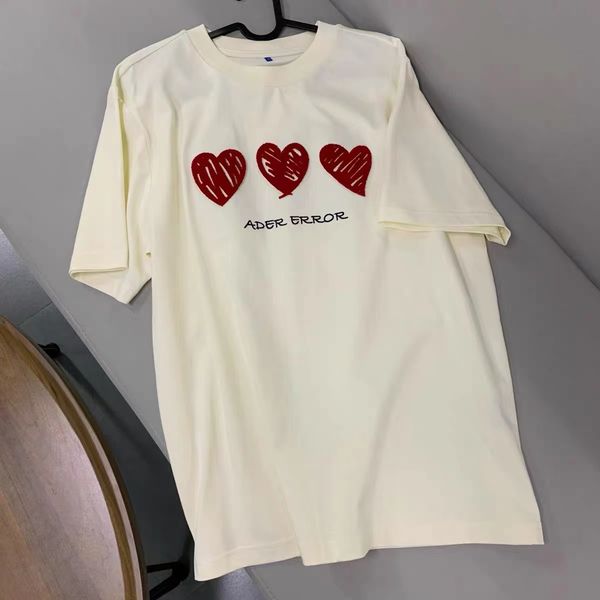 

2022 t shirt men women 1 embroidery graffiti loose couple t-shirt, White;black