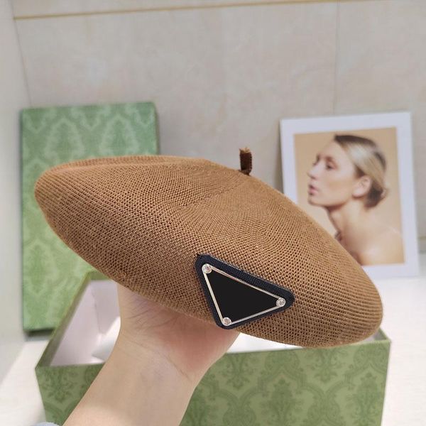 

designer beret hat womens fashion outdoor dome berets caps warm winter windproof bonnet hats, Blue;gray
